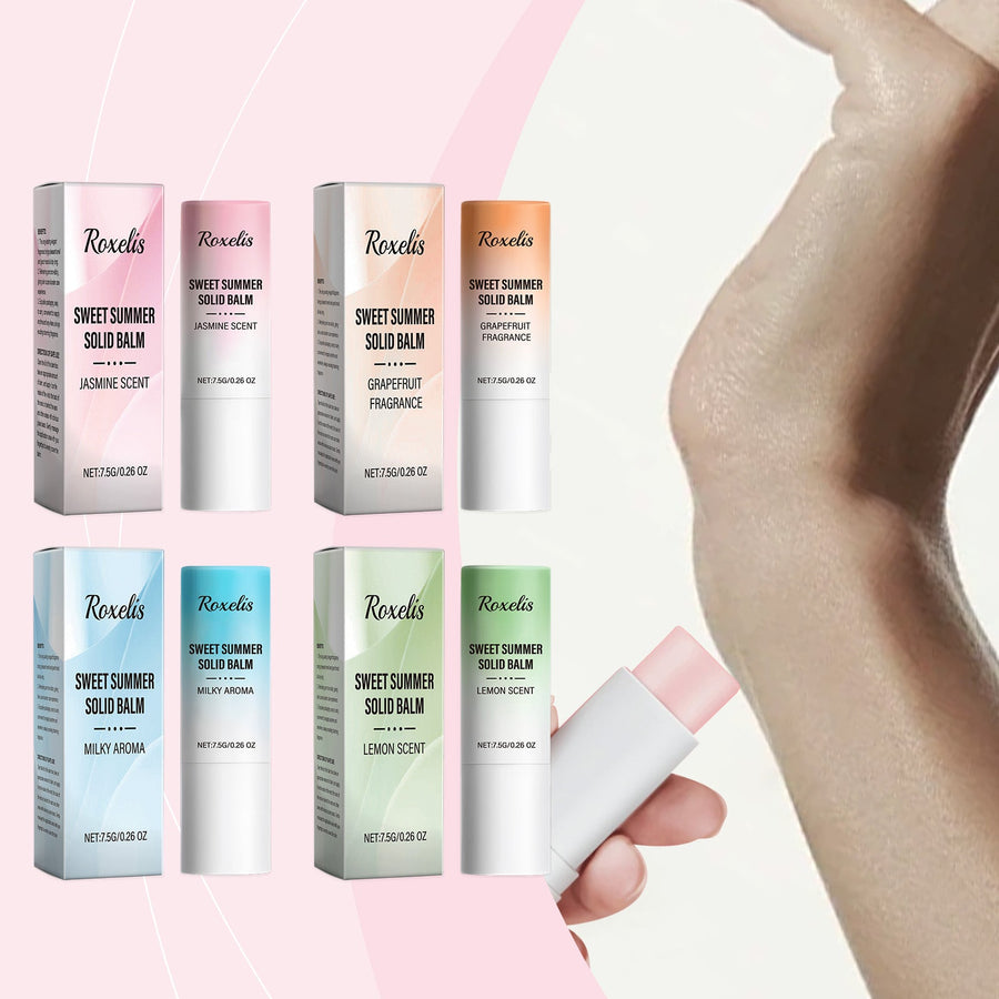 Solid Fragrance Balm Stick - Portable Non-Greasy Scent