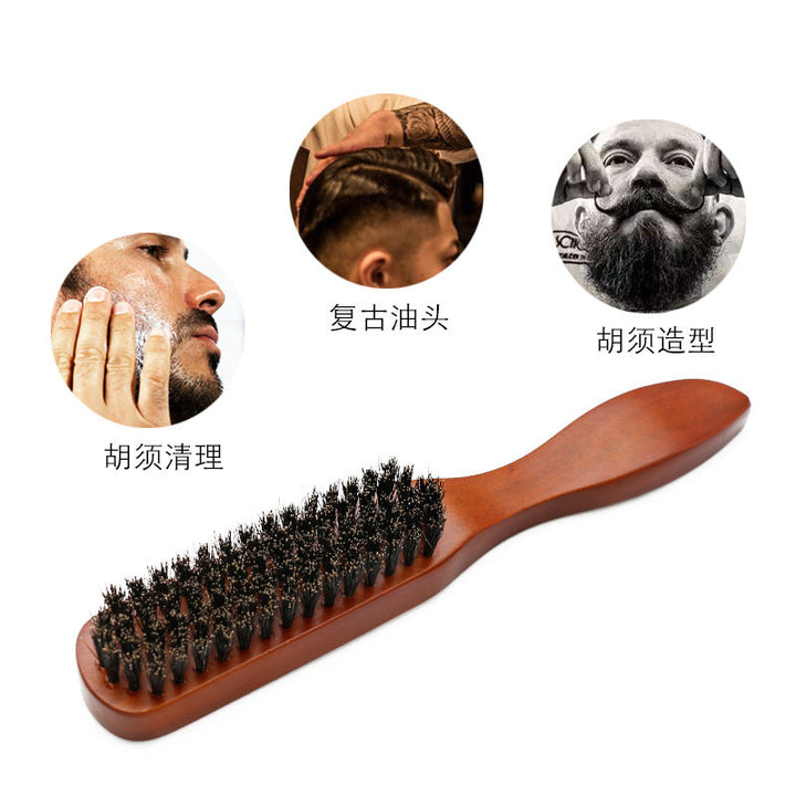 Beard Brush for Men — Softens & Prevents Razor Irritation