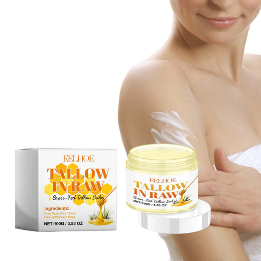 Grass-Fed Tallow Body Balm for Loose, Crepey Skin