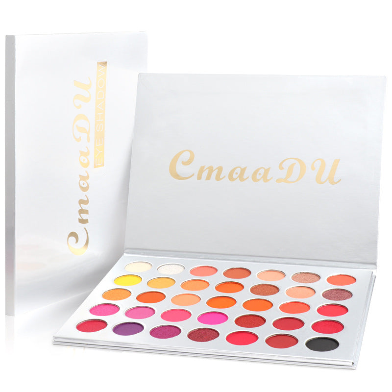 35-Color Matte Eyeshadow Palette for Bold Eye Looks