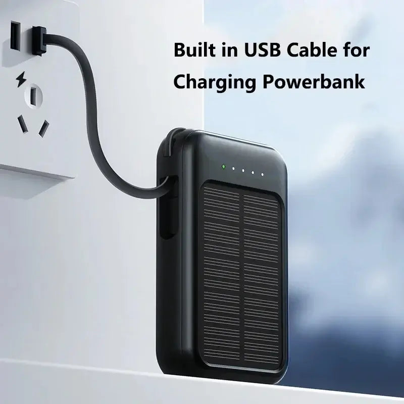 Solar Power Bank 20000mAh — Charge 4 Devices Off-Grid