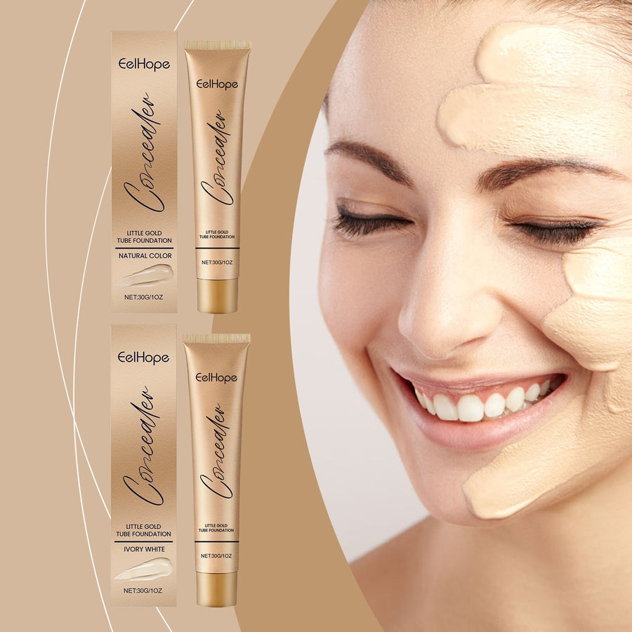 Foundation Concealer Gold Tube for Natural Coverage