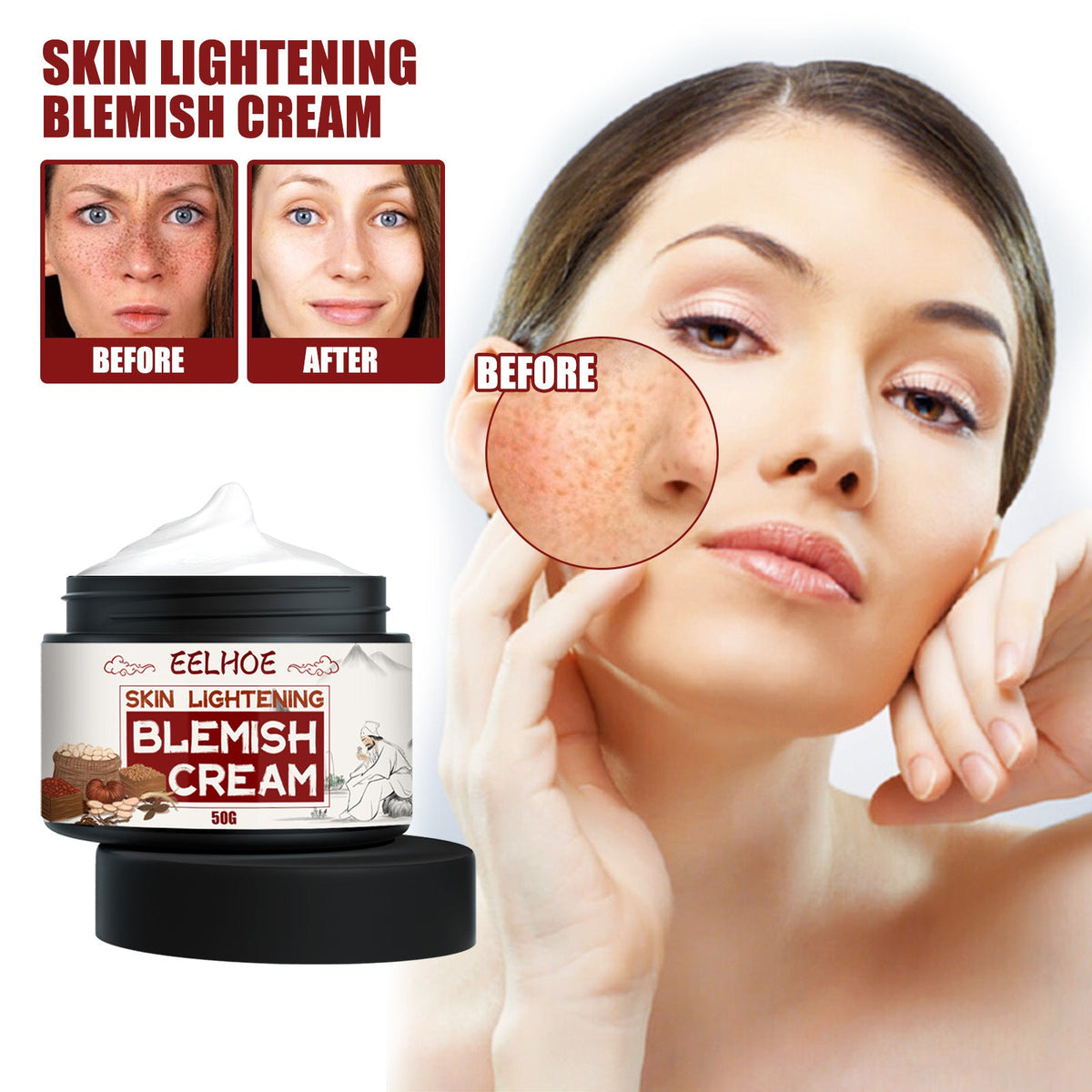 Brightening Cream for Dark Spots & Uneven Skin Tone