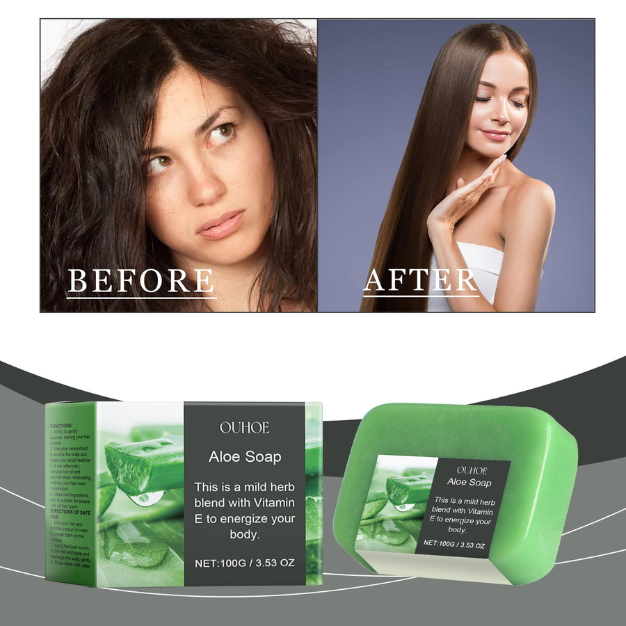 Hair Soap Bar for Oily Scalp & Fresh, Smooth Hair