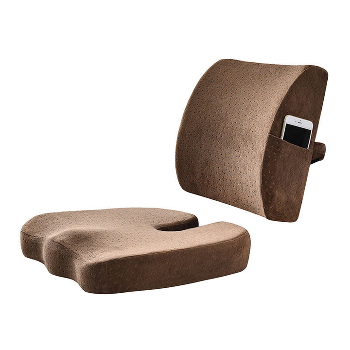Gel Seat Cushion Set — Cool Ergonomic Support for Car & Office