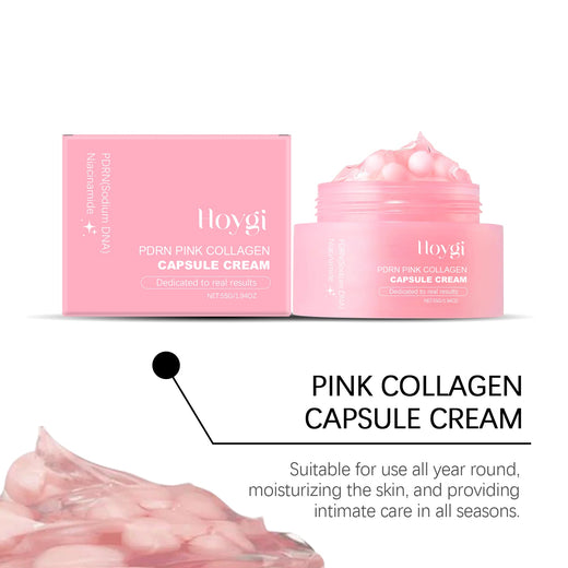 Hoygi Pink Collagen Capsule Cream for Firm Hydrated Skin
