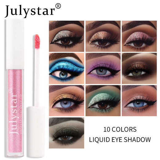 Liquid Eyeshadow Makeup for Sparkling Colorful Looks