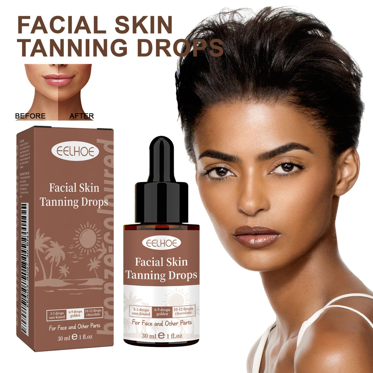 Tanning Drops Serum: Buildable Glow, Zero Streaks