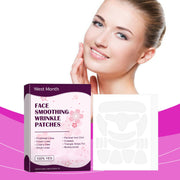 West Month Face Smoothing Wrinkle Patches box with purple and pink design, showing product information and 192-patch quantity