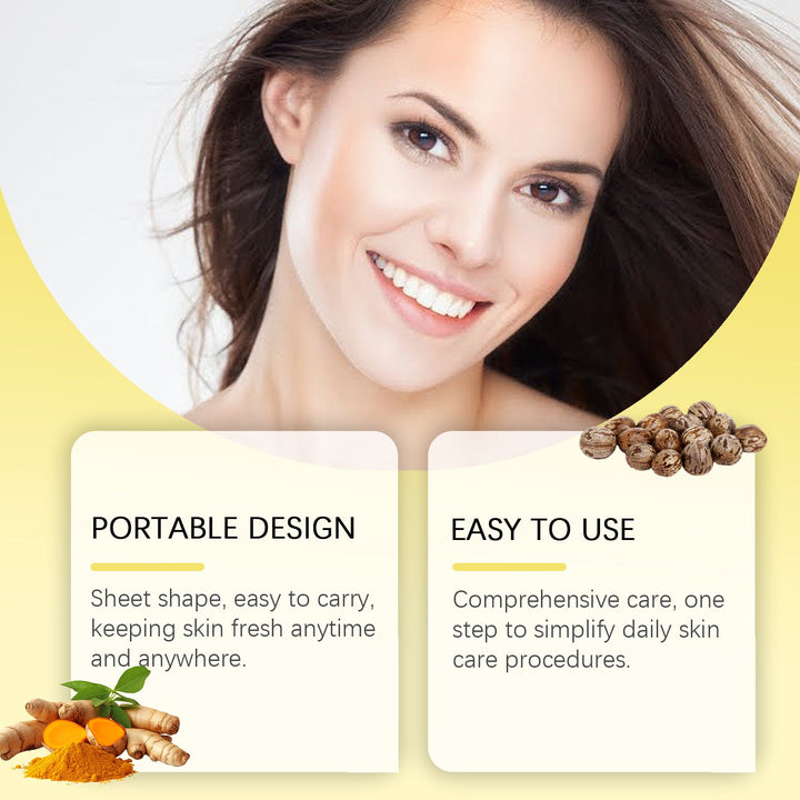 Kojic Acid Turmeric Cleansing Pads for Oily Dull Skin