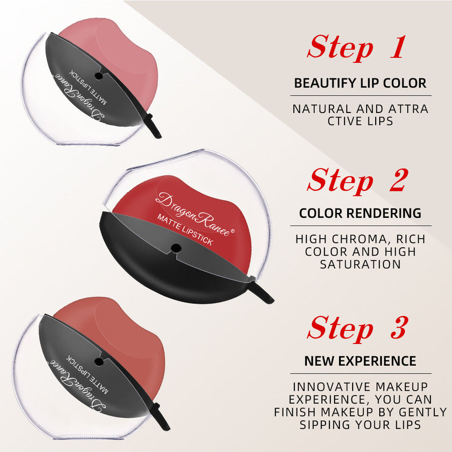 Matte Lipstick for High-Chroma Bold Color Statement Lips