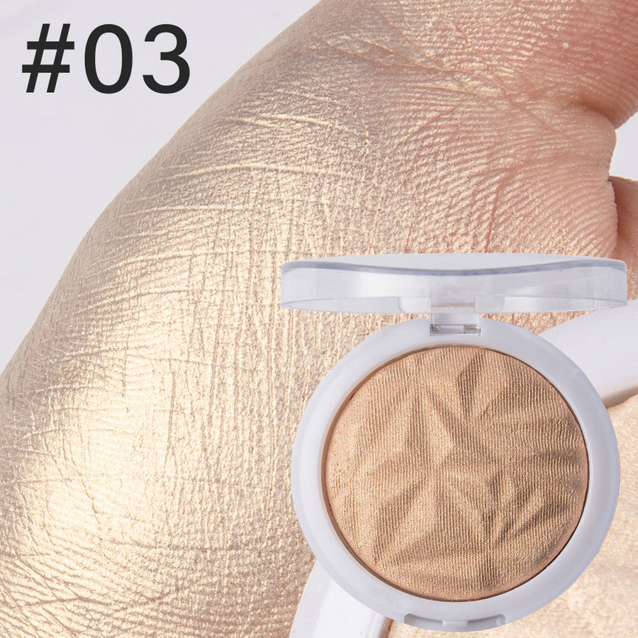 Pressed Highlighter Makeup Powder for Intense Glow