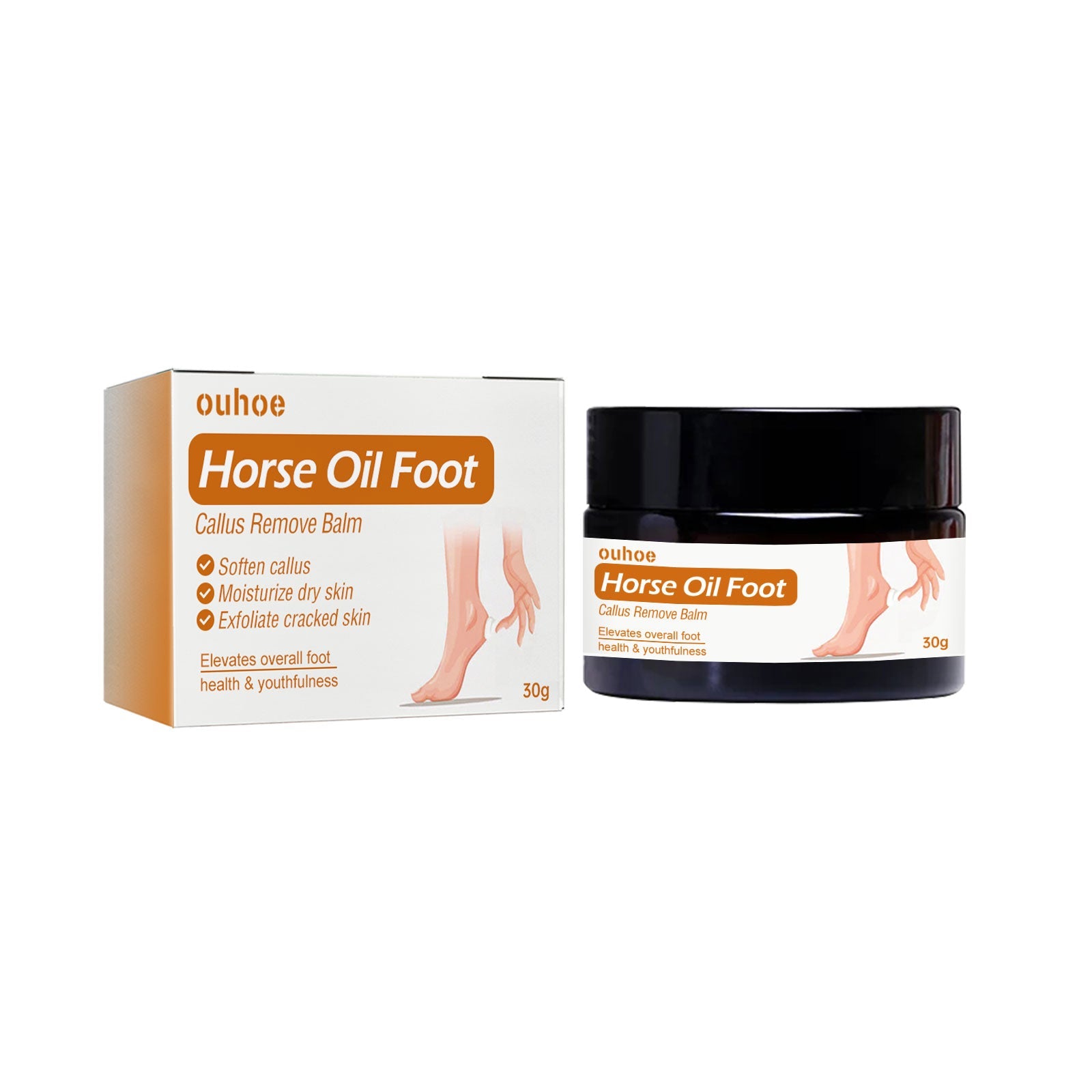Product box and black jar displayed side-by-side with full label visible