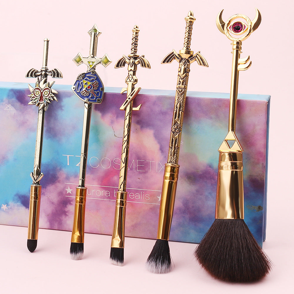 Legend of Zelda Makeup Brush Set – 5 Iconic Weapon Brushes