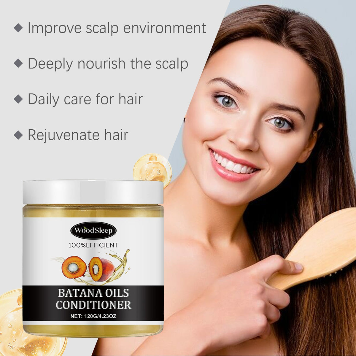 Batana Oil Conditioner for Smooth, Shiny, Moisturized Hair