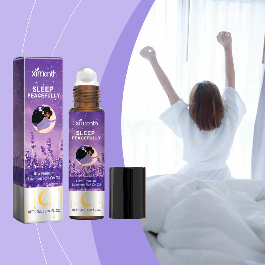 Lavender Sleep Roll-On Oil — Deep, Peaceful Sleep & Tension