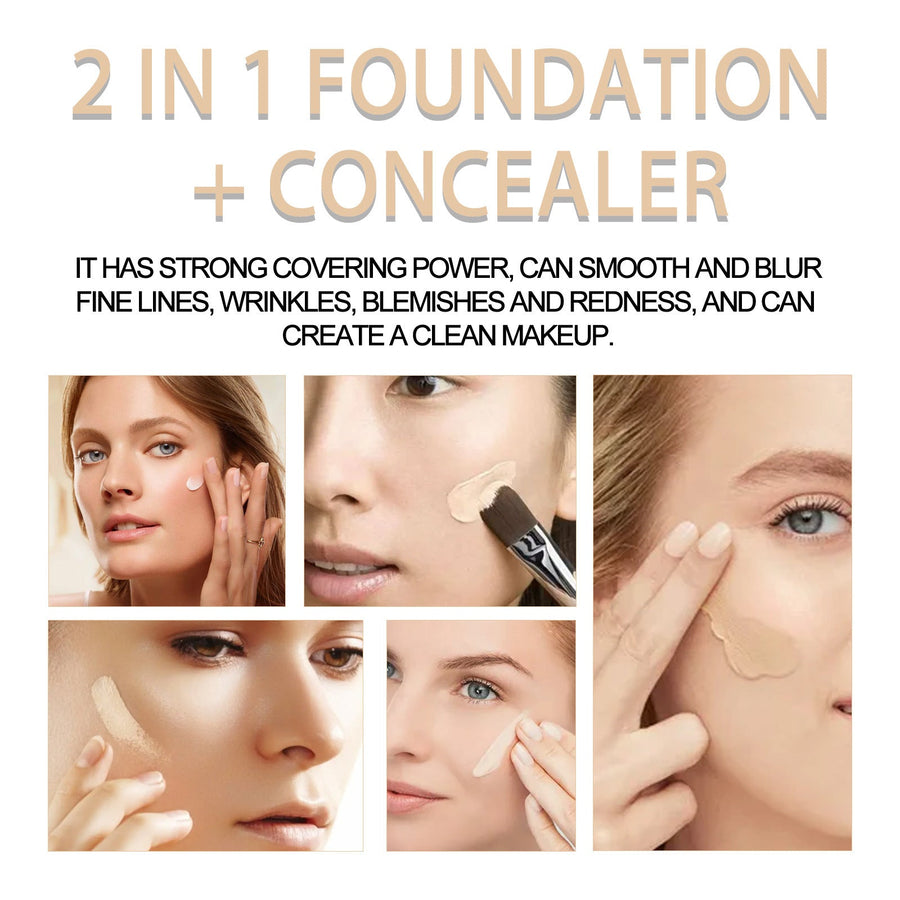 2-in-1 Foundation and Concealer for Even-Looking Skin