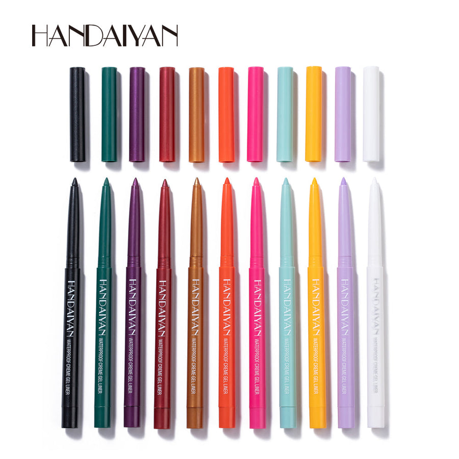 20-Color Waterproof Colorful Eyeliner Pen Set for Looks