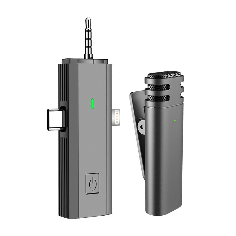 Lavalier Mic — Dual Wireless AI Noise Reduction for Creators