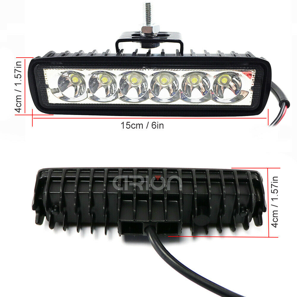 18W LED Work Light — IP67 Waterproof, 9-32V for Off-Road