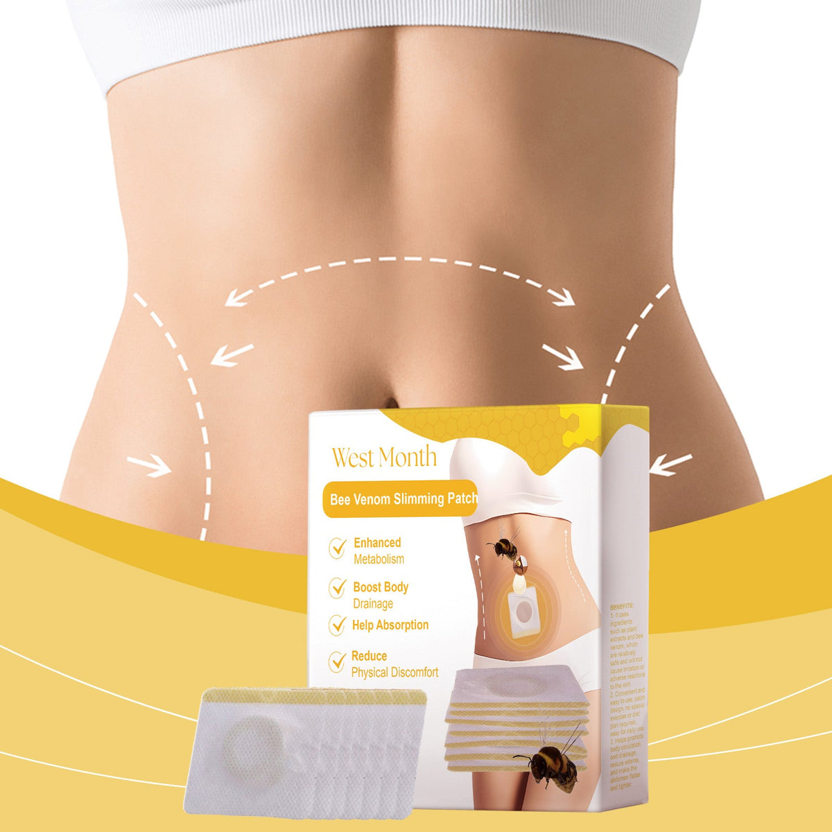 Beetoxic Slimming Stick Tights Body Thighs Bye Meat Belly Sl