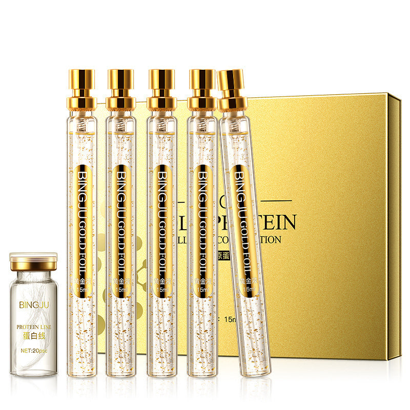 Gold Protein Facial Serum Set for Firmer-Looking Skin