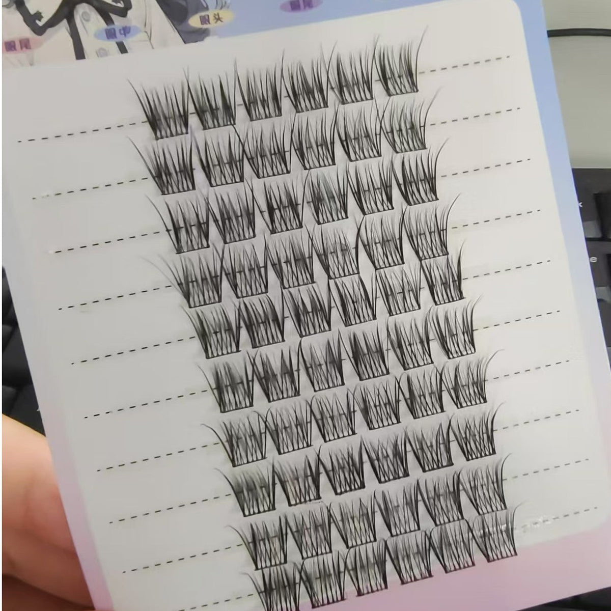 Segmented False Eyelashes for Custom Natural Volume
