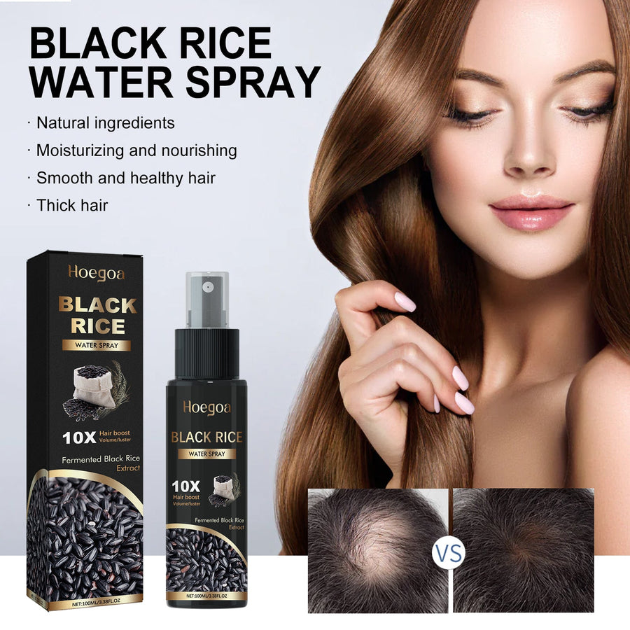 Black Rice Water Spray for Fuller-Looking, Nourished Hair