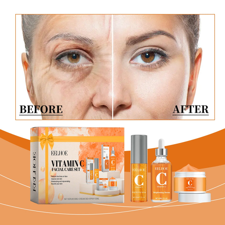 Vitamin C Facial Care Set for Brighter, Even-Looking Skin