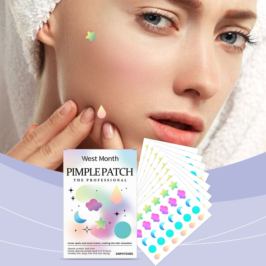 Color Cover Acne Patches - 240 Hydrocolloid Spot Dots