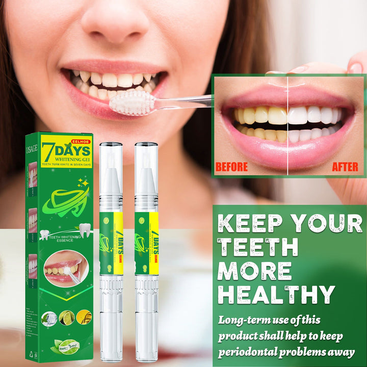 Teeth Whitening Gel Pen — Visible Whiter Teeth in 7 Days
