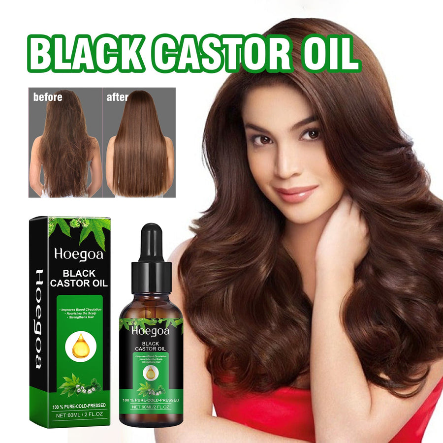 Black Castor Oil for Nourished, Stronger-Looking Hair