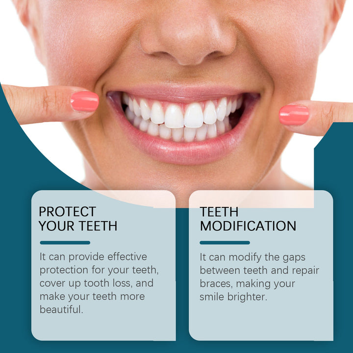 Adjustable Snap-On Denture Set — Instant Smile Transformation