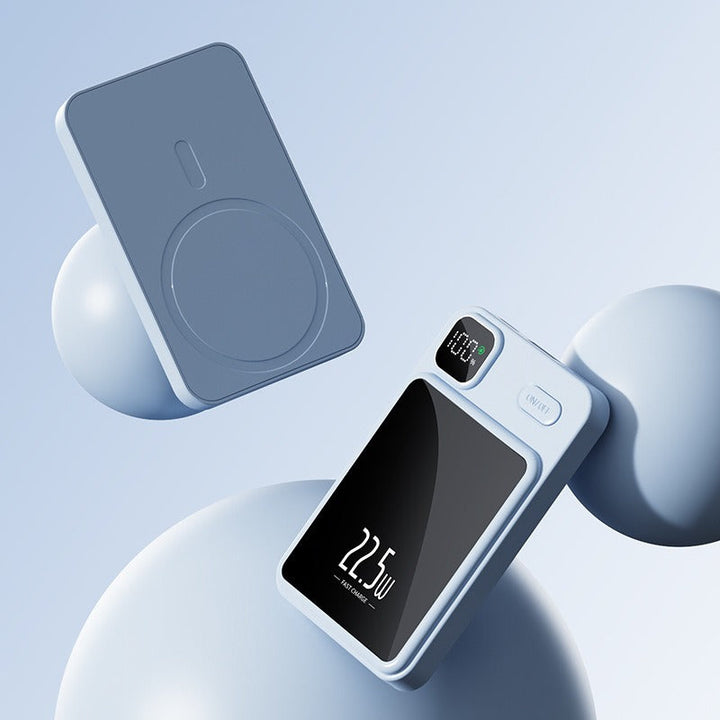 Magnetic Power Bank with Fast Charging & OLED Display