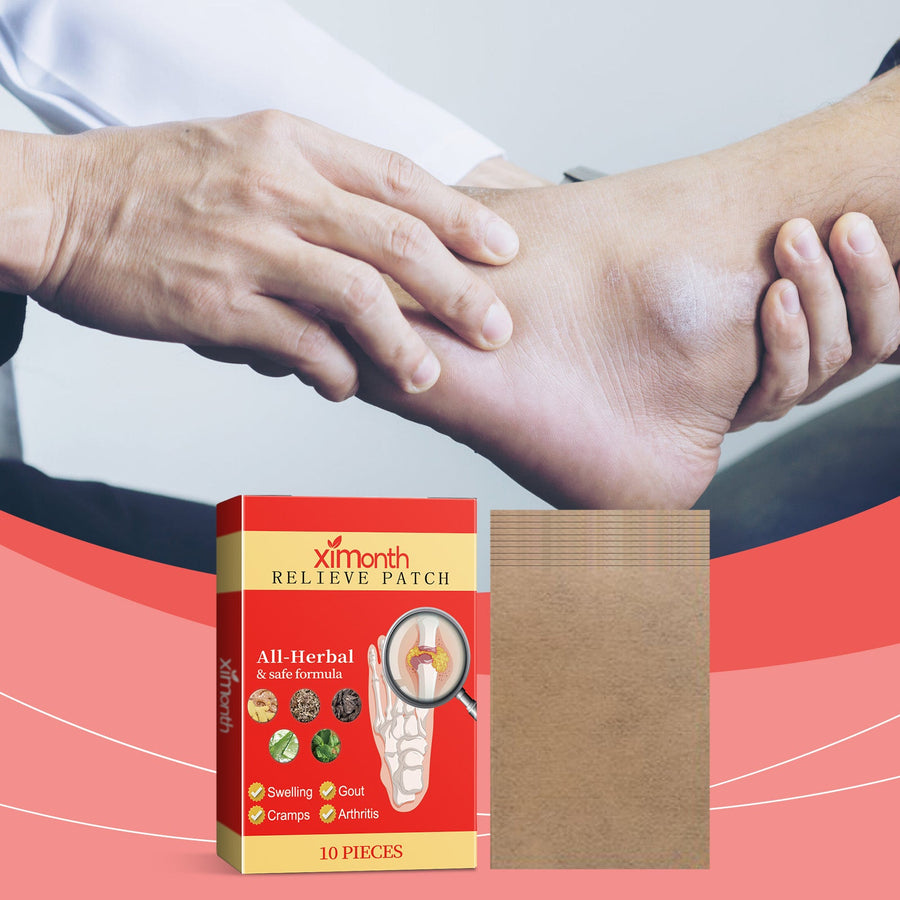 Foot Joint Relief Patch — All‑Herbal Pain Relief for Gout