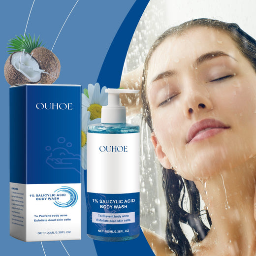 1% Salicylic Acid Body Wash for Back & Body Acne