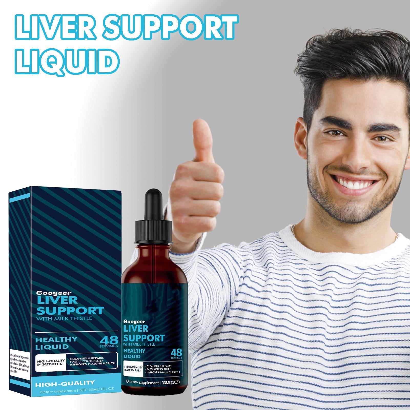 Identical product hero shot repeated for emphasis