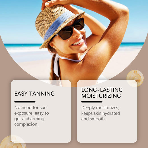 Self-Tanning Cream - Fast-Drying, Flawless Sunless Glow