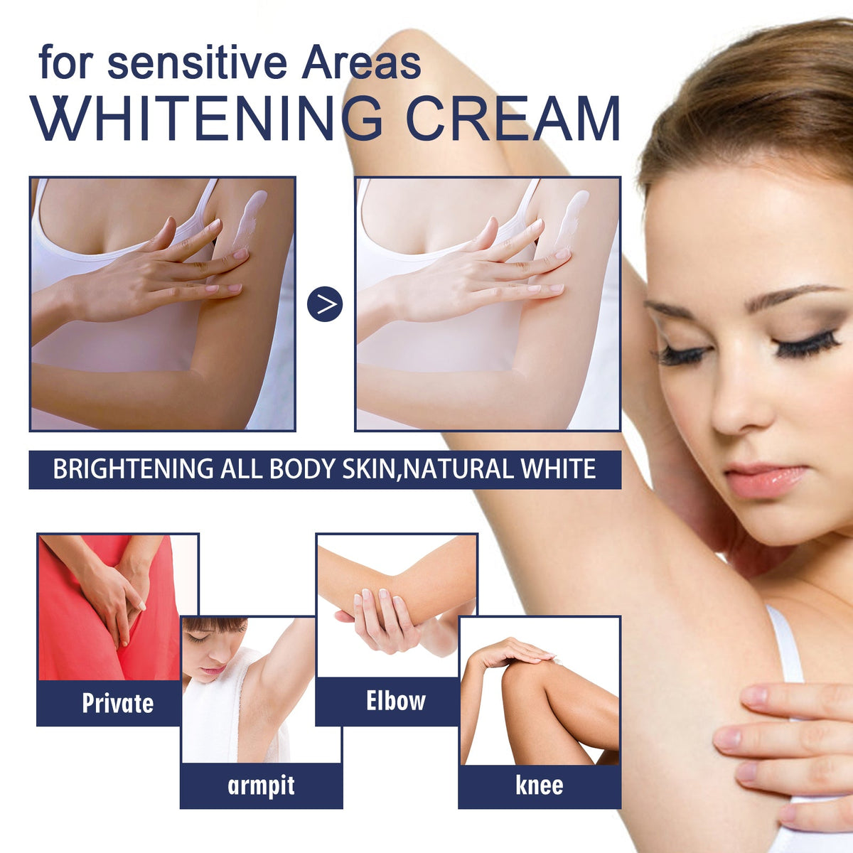 Underarm Whitening Cream — Brighter Skin in 7–30 Days