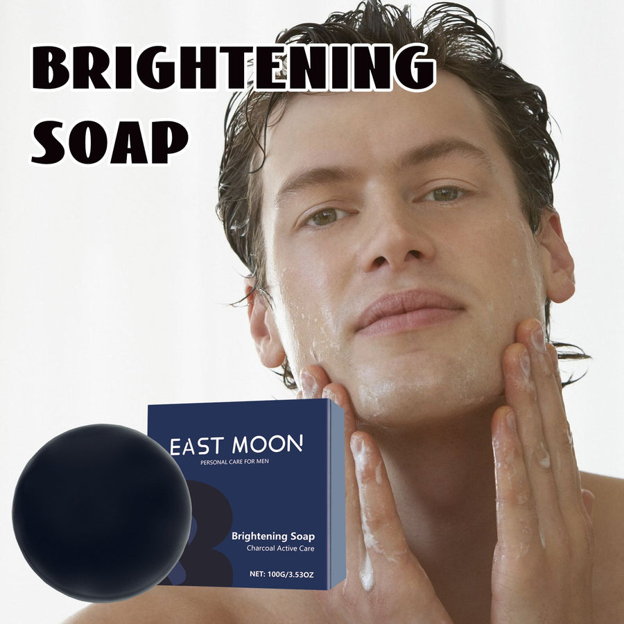 Charcoal Brightening Soap for Acne & Oily Skin Men
