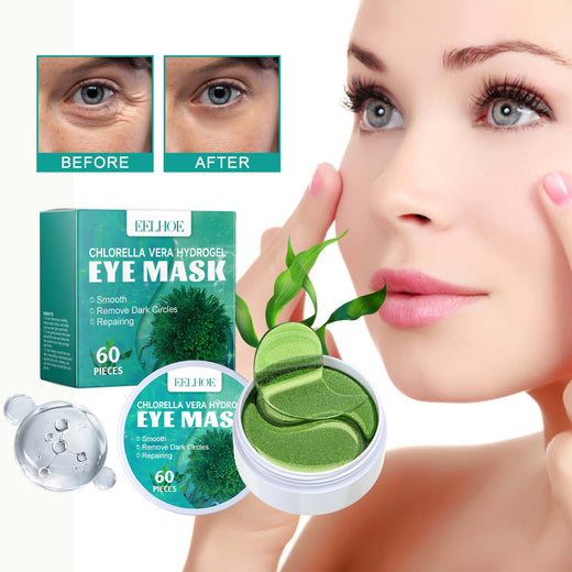 Chlorella Hydrogel Eye Mask - 60 Patches for Dark Circles