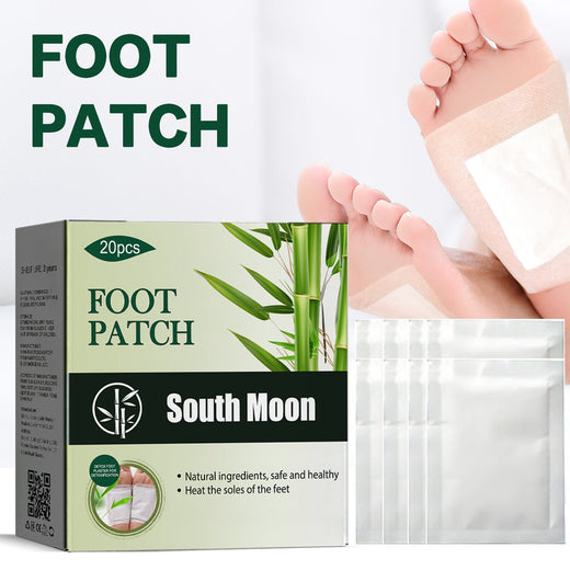 Bamboo Charcoal Foot Patches for Sleep & Stress Relief