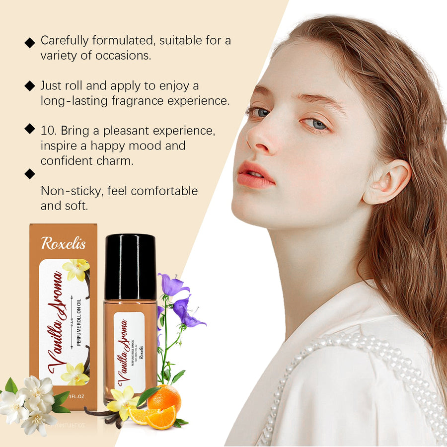 Vanilla Orange Roll-On Perfume for Long-Lasting Charm