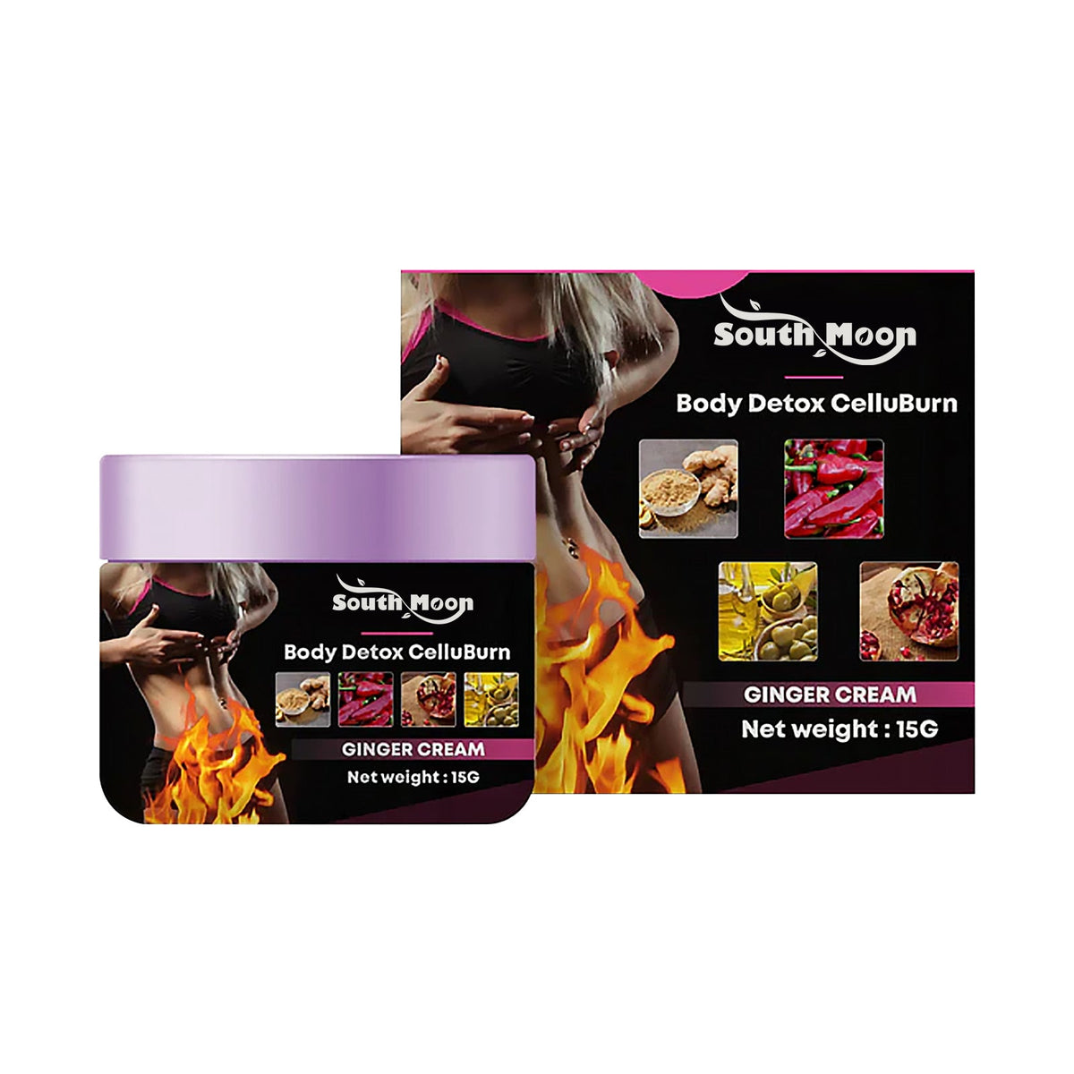 Ginger Cellburn Cream for Body Slimming and Firming