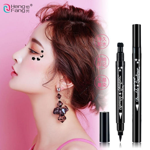 Double-Ended Eyeliner Pen for Precise Starry Looks