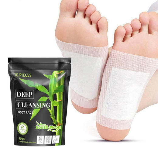 Bamboo Charcoal Foot Pads — Deep Cleansing & Better Sleep