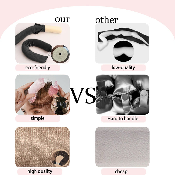 Overnight Hair Curler — Wake Up with Effortless Waves, No
