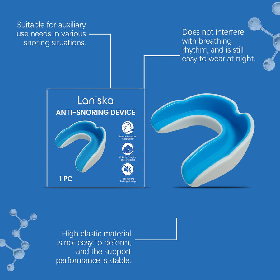 Anti-Snoring Device — Gentle Overnight Jaw Support