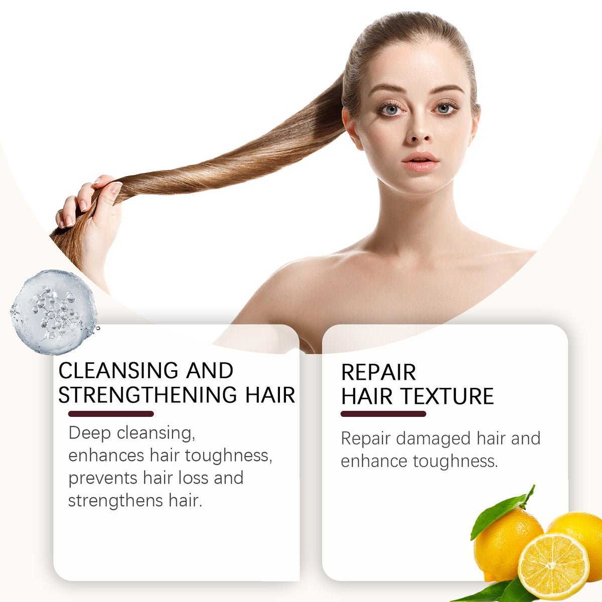 Restoring Shampoo for Dry, Damaged Hair, Smooth Shine
