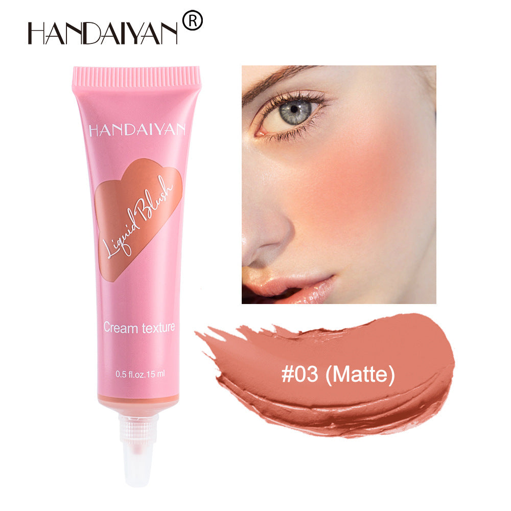 Liquid Blush Makeup for Naturally Flushed, Matte Cheeks